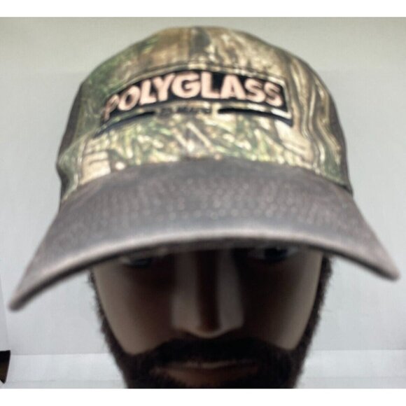 CONTINENTAL POLYGLASS MAPS CAMO baseball cap hat strap back hunting - Picture 1 of 15